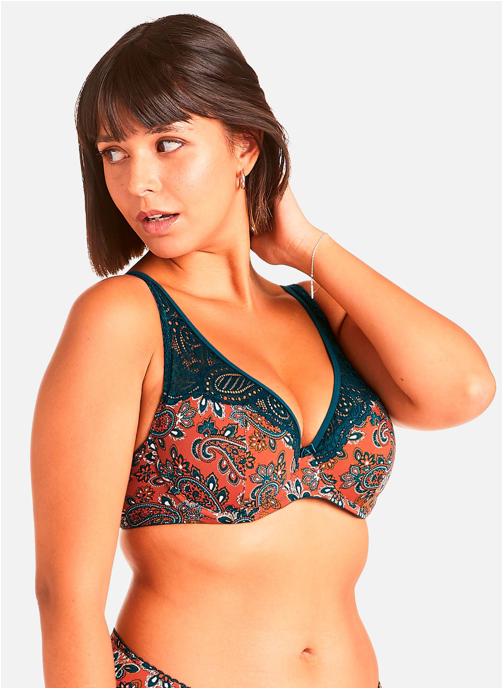 Pomm'Poire Brassières Soutien-gorge ampliforme caramel Metro femme marron