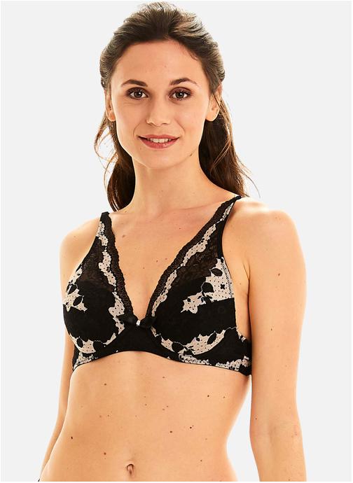 Pomm'Poire Brassières Soutien-gorge ampliforme coque moulée noir Panache femme noir