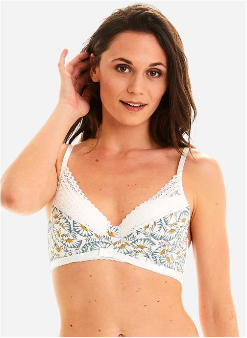 Pomm'Poire Brassières Soutien-gorge ampliforme coque moulée ivoire Imprévu femme blanc