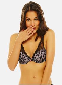 Brassières Soutien-gorge ampliforme coque moulée noir/poudre Bouquet femme noir Pomm'Poire Brassières Soutien-gorge ampliforme coque moulée noir/poudre Bouquet femme noir Noir