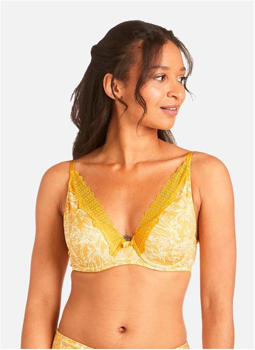 Pomm'Poire Brassières Soutien-gorge ampliforme jaune Pamoison femme jaune