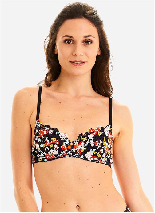 Pomm'Poire Brassières Soutien-gorge ampliforme coque moulée marine Magma femme bleu