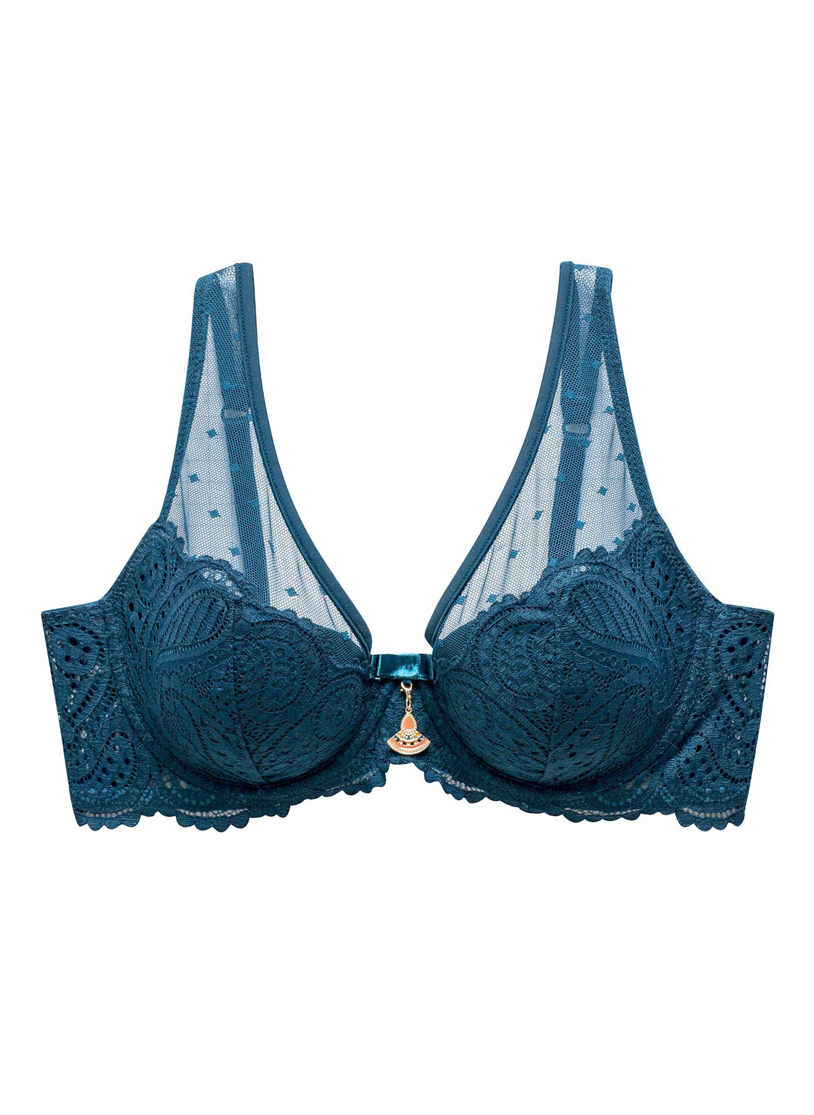 Brassières Soutien-gorge ampliforme turquoise Metro femme bleu Pomm'Poire Brassières Soutien-gorge ampliforme turquoise Metro femme bleu Bleu