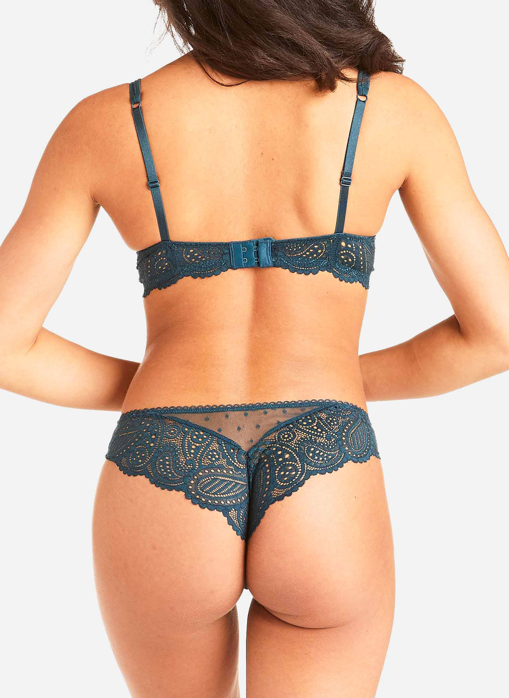 Brassières Soutien-gorge ampliforme turquoise Metro femme bleu Pomm'Poire Brassières Soutien-gorge ampliforme turquoise Metro femme bleu Bleu