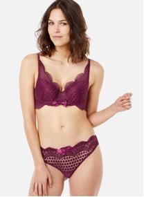 Brassières Soutien-gorge ampliforme coque moulée bordeaux Valentine femme rouge Pomm'Poire Brassières Soutien-gorge ampliforme coque moulée bordeaux Valentine femme rouge Rouge