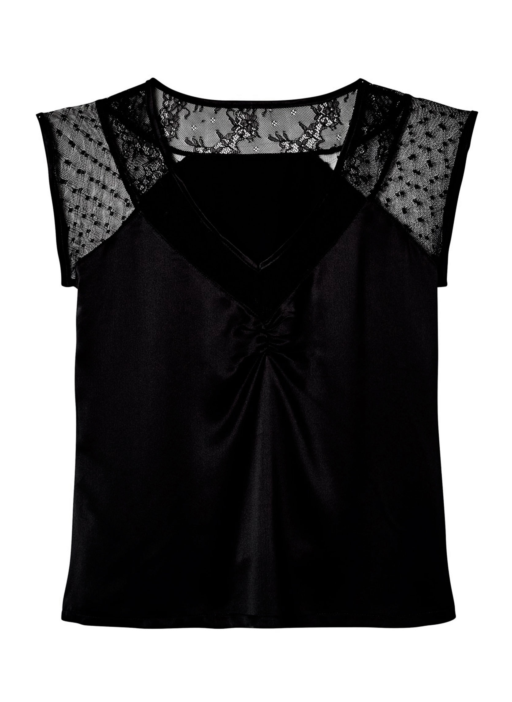 Ensembles de pyjamas Top de pyjama noir Pivoine femme noir Pomm'Poire Ensembles de pyjamas Top de pyjama noir Pivoine femme noir Noir