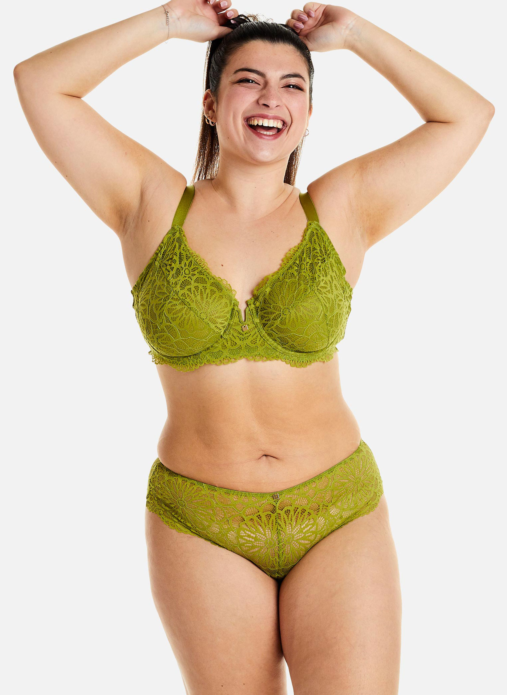 Brassières Soutien-gorge à armatures vert Fougère femme vert Camille Cerf & Pomm'Poire Brassières Soutien-gorge à armatures vert Fougère femme vert Vert