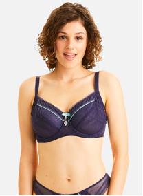Brassières Soutien-gorge grand maintien marine Reveil femme bleu Pomm'Poire Brassières Soutien-gorge grand maintien marine Reveil femme bleu Bleu