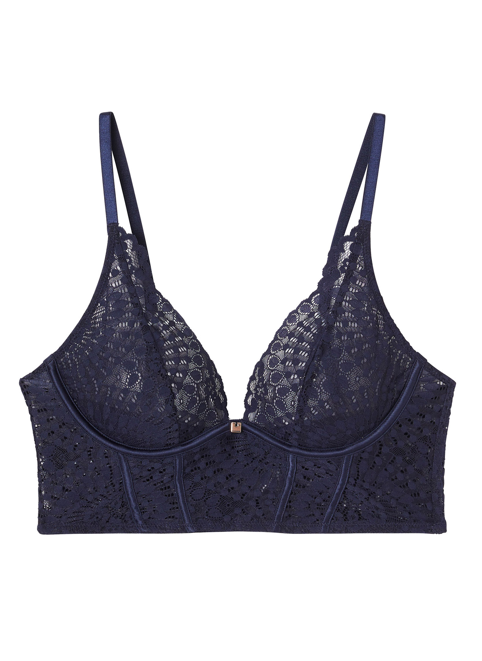Brassières Soutien-gorge à armatures bleu marine Ipomée femme bleu Camille Cerf & Pomm'Poire Brassières Soutien-gorge à armatures bleu marine Ipomée femme bleu Bleu
