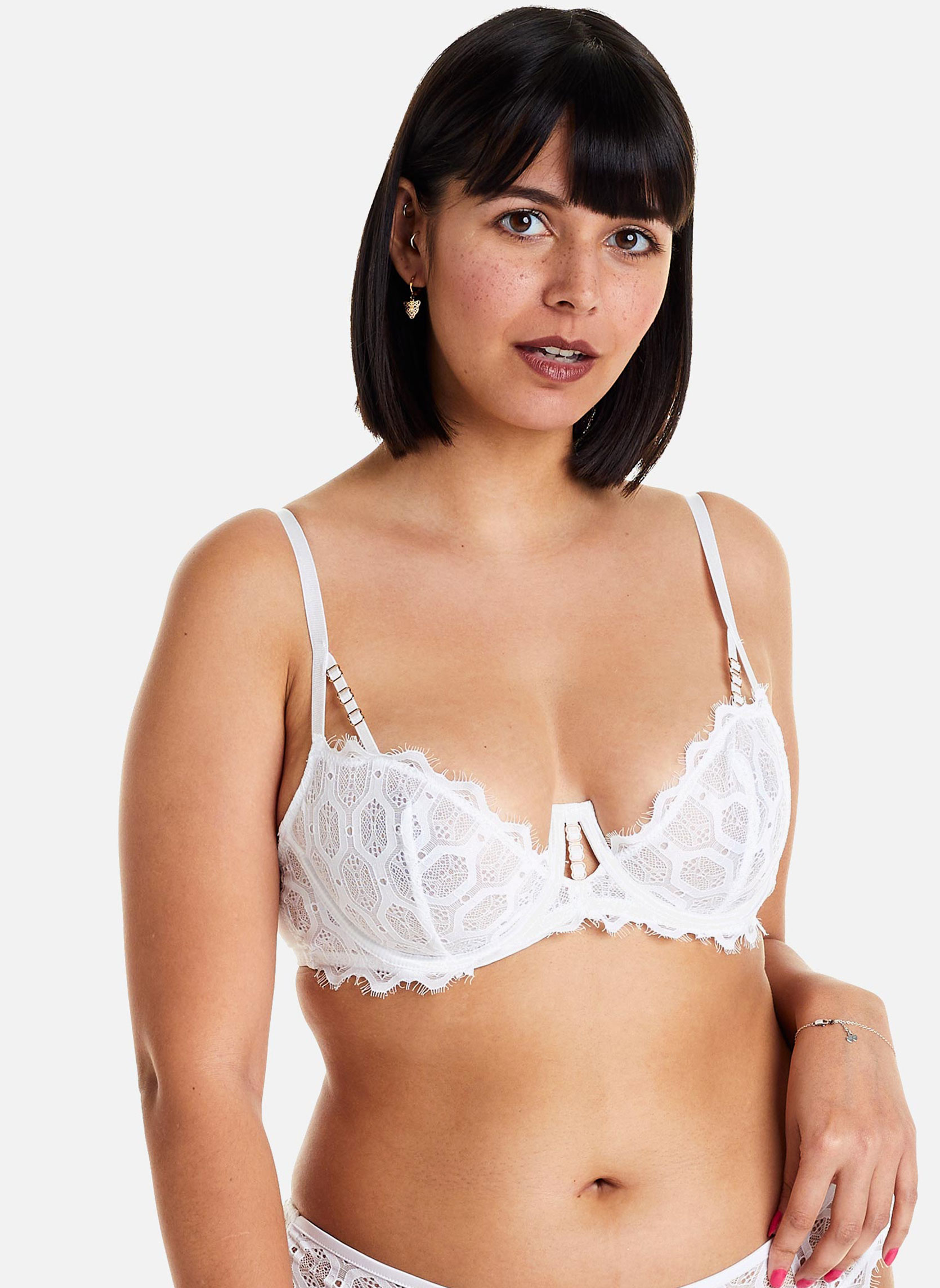 Brassières Soutien-gorge à armatures blanc Imprévisible femme blanc Pomm'Poire Brassières Soutien-gorge à armatures blanc Imprévisible femme blanc Blanc