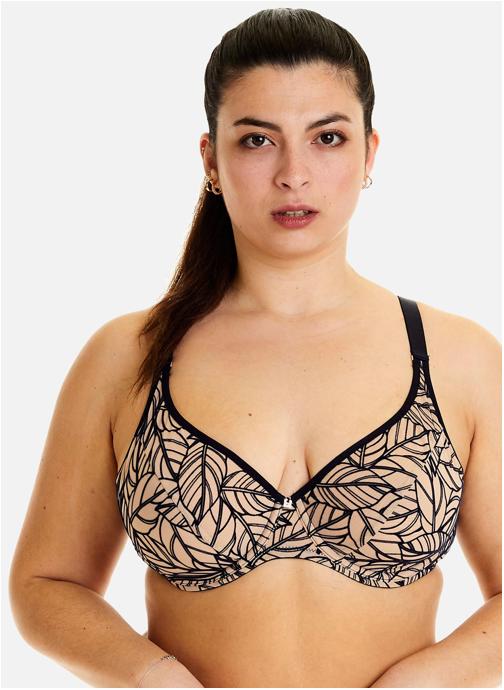 Camille Cerf & Pomm'Poire Brassières Soutien-gorge à armatures grand maintien bleu marine Myrtille femme bleu