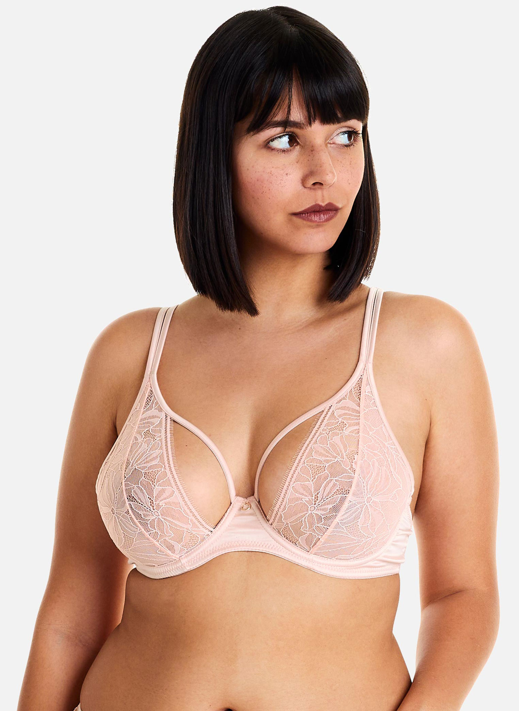 Brassières Soutien-gorge à armatures poudre Diabolique femme rose Pomm'Poire Brassières Soutien-gorge à armatures poudre Diabolique femme rose Rose