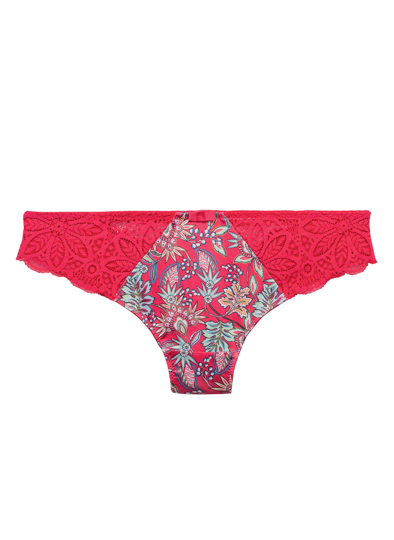 Culottes Tanga multico rouge Aria femme rouge Pomm'Poire Culottes Tanga multico rouge Aria femme rouge Rouge