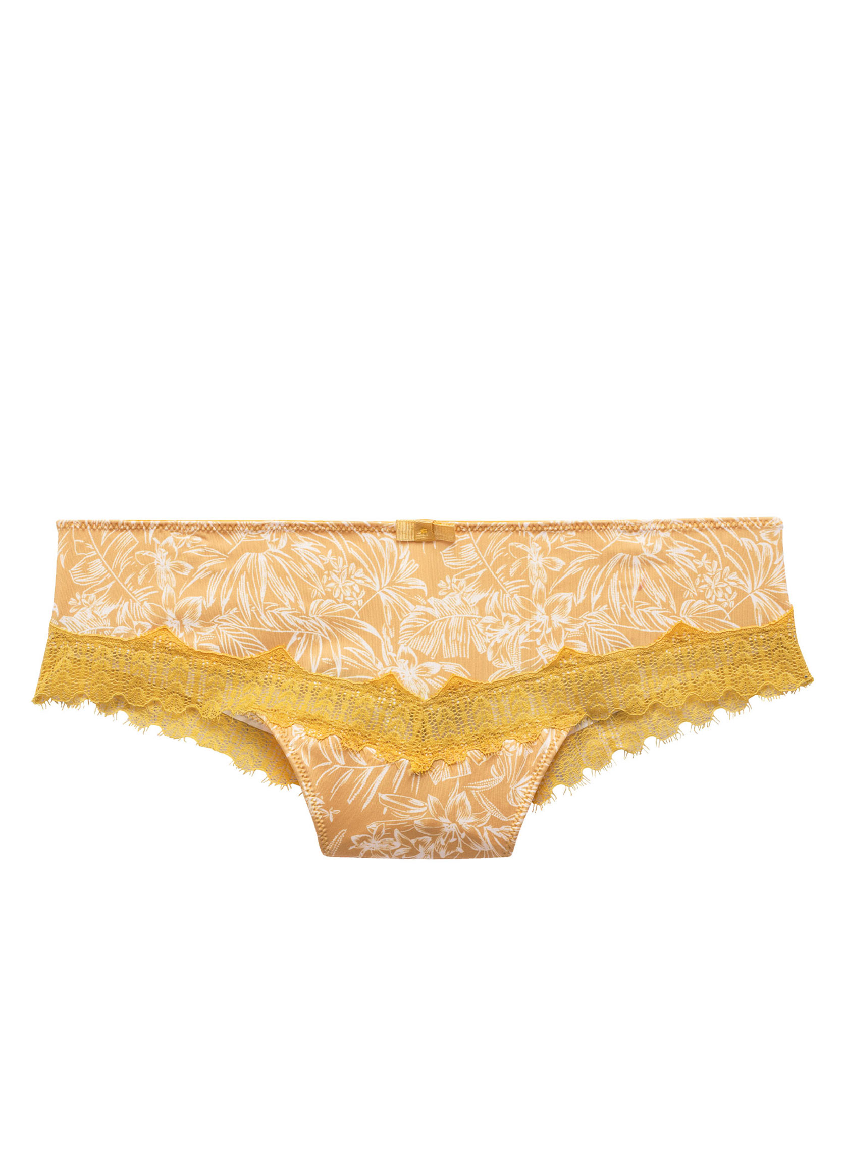 Culottes Shorty string jaune Pamoison femme jaune Pomm'Poire Culottes Shorty string jaune Pamoison femme jaune Jaune