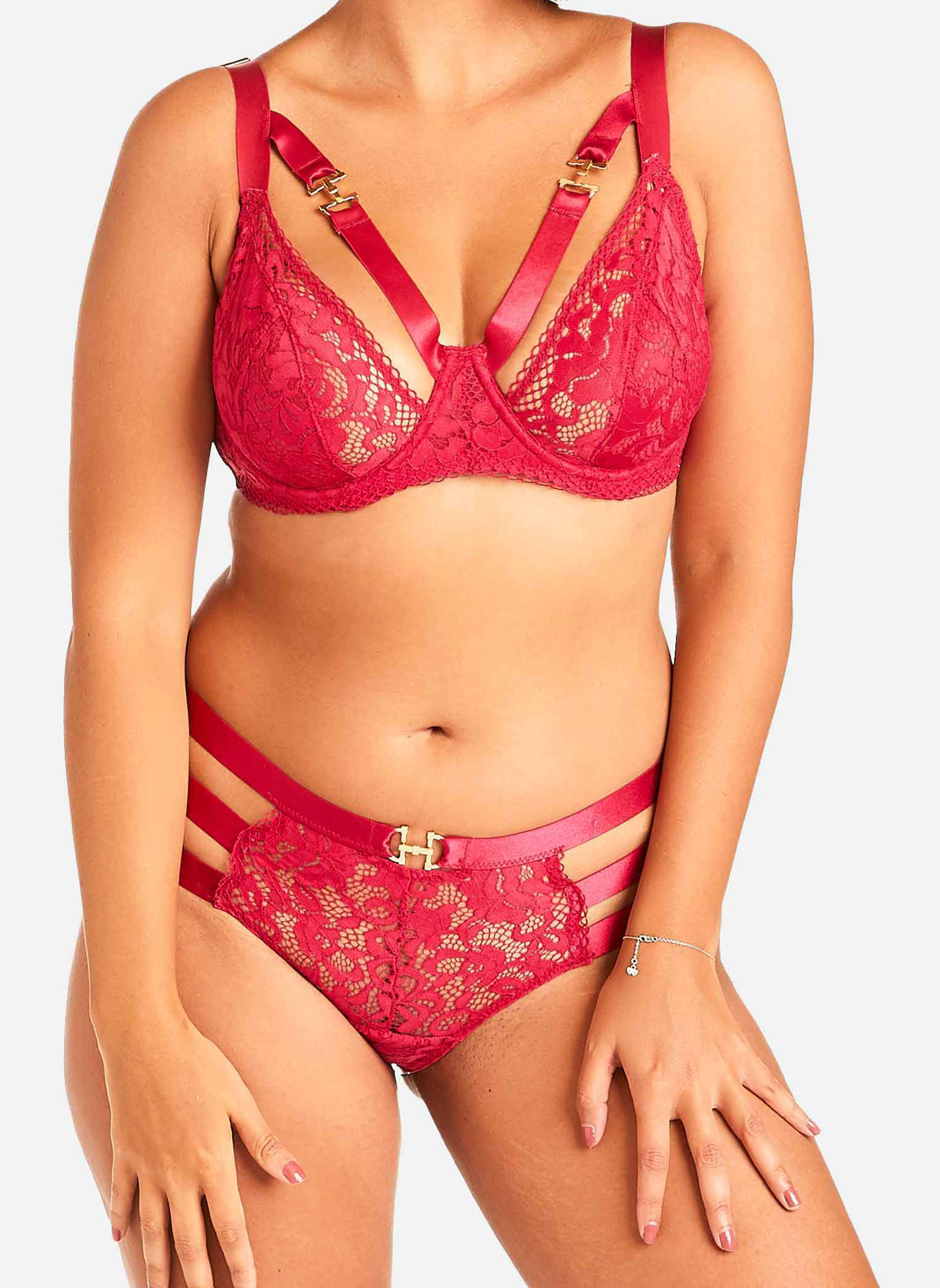 Culottes Shorty tanga bordeaux Danger femme rouge Pomm'Poire Culottes Shorty tanga bordeaux Danger femme rouge Rouge