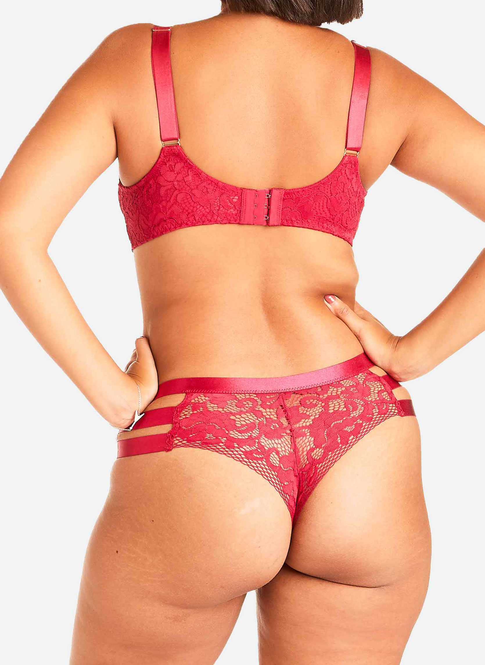 Culottes Shorty tanga bordeaux Danger femme rouge Pomm'Poire Culottes Shorty tanga bordeaux Danger femme rouge Rouge