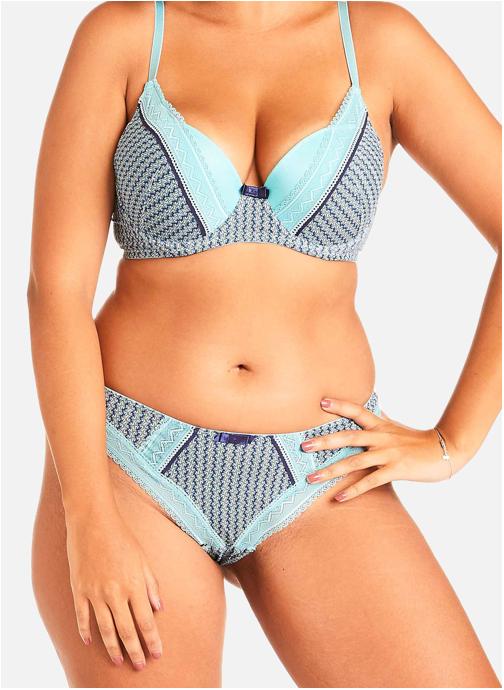 Pomm'Poire Culottes Shorty turquoise Rose femme bleu