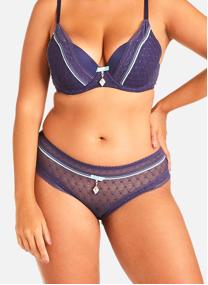 Culottes Shorty marine Reveil femme bleu Pomm'Poire Culottes Shorty marine Reveil femme bleu Bleu