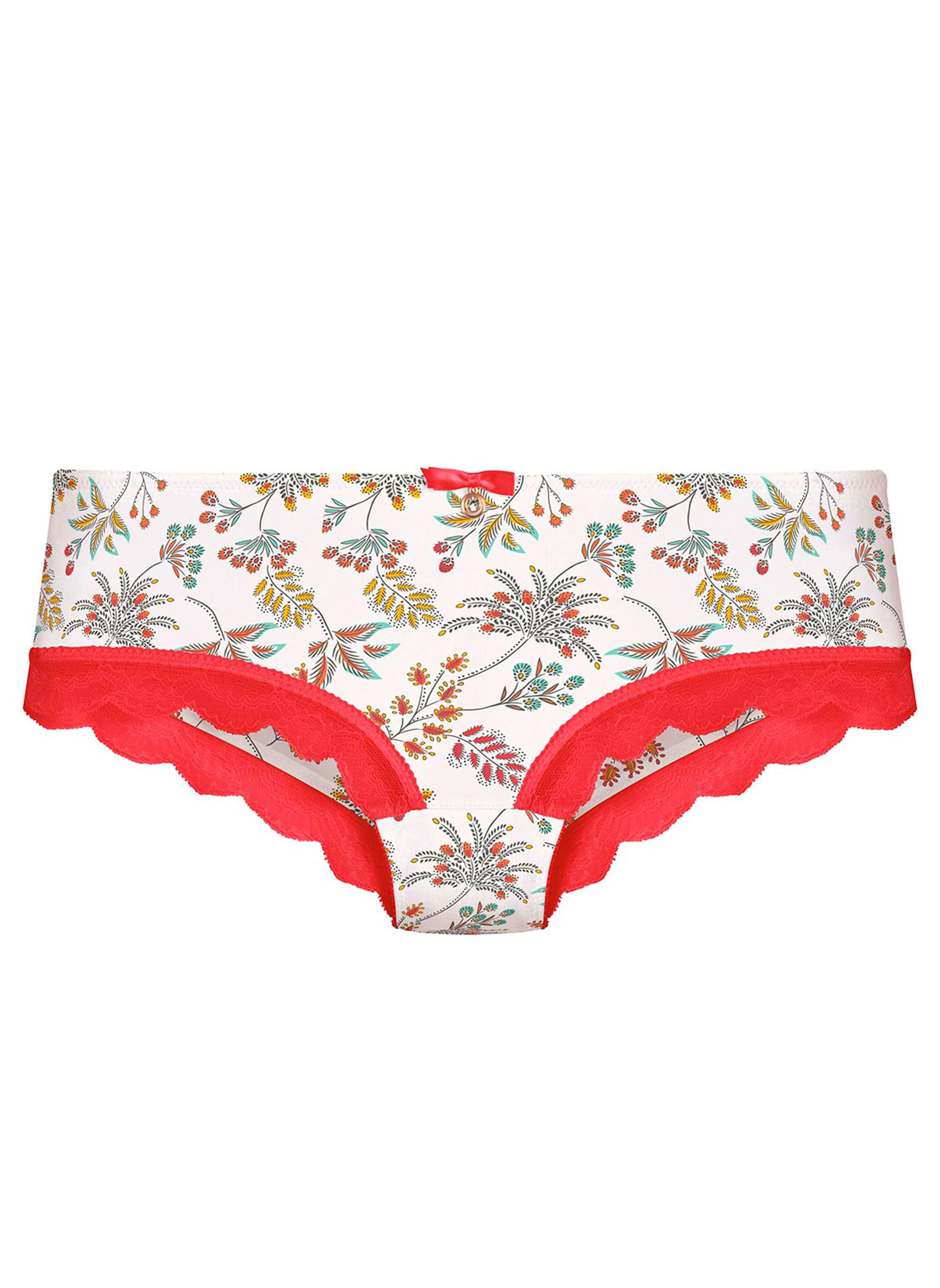 Culottes Shorty ivoire/orange Insolente femme orange Pomm'Poire Culottes Shorty ivoire/orange Insolente femme orange Orange