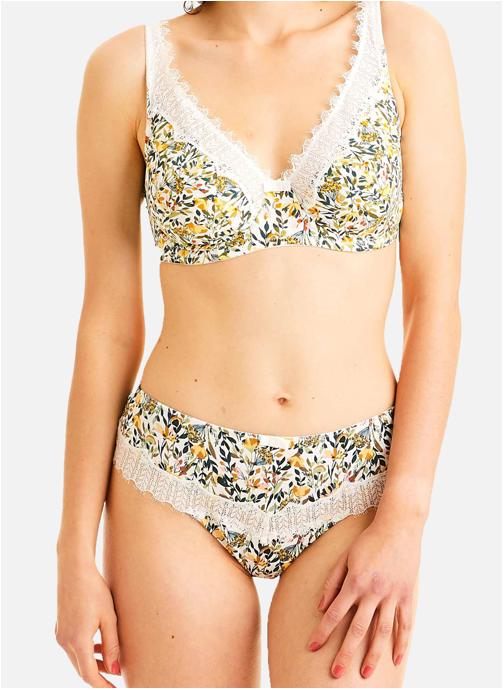 Pomm'Poire Culottes Shorty string ivoire Pamoison femme blanc