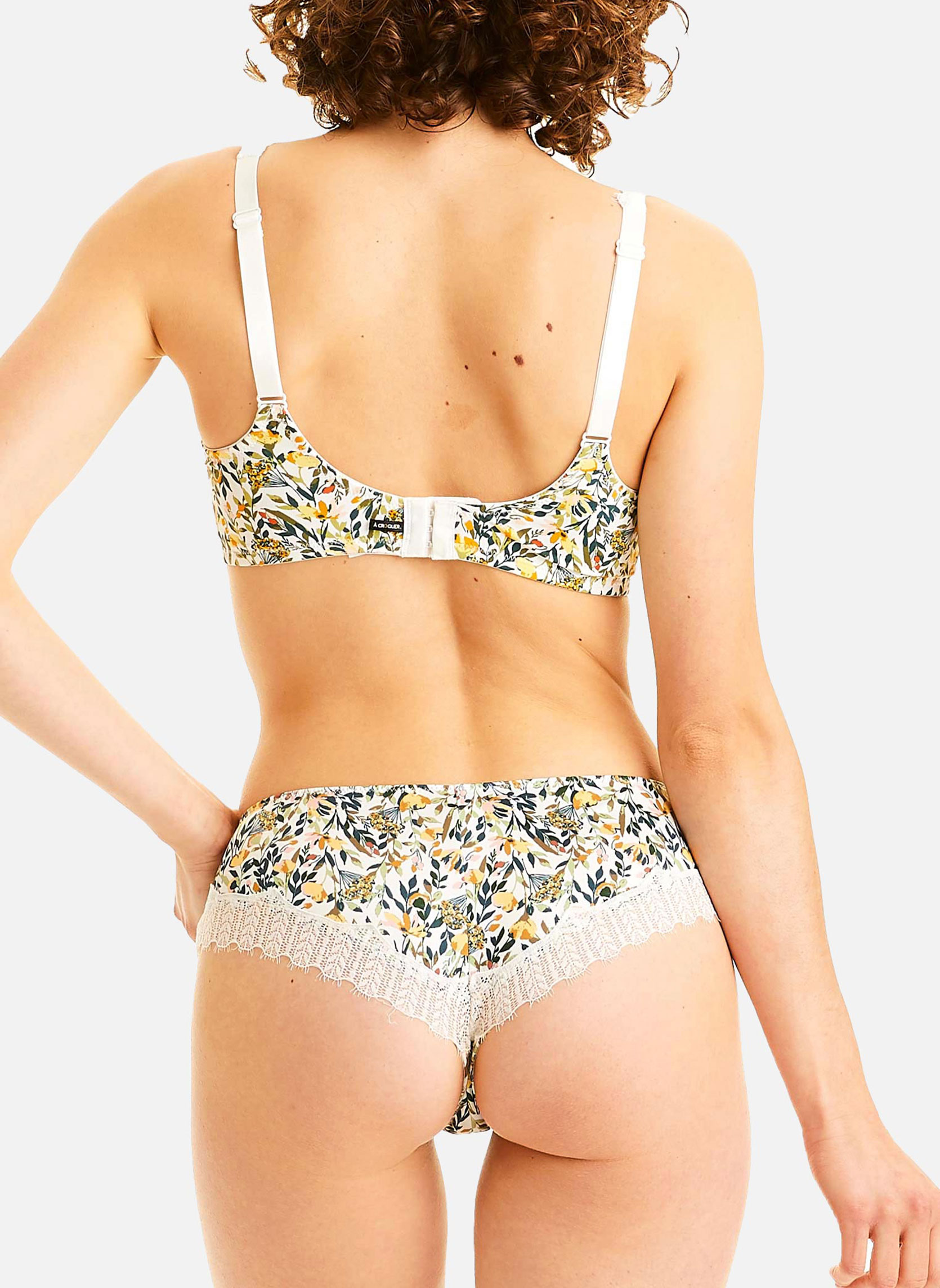 Culottes Shorty string ivoire Pamoison femme blanc Pomm'Poire Culottes Shorty string ivoire Pamoison femme blanc Blanc
