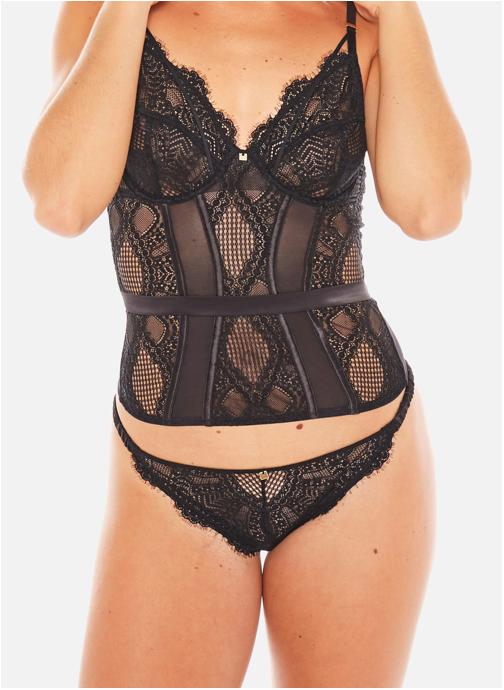 Camille Cerf & Pomm'Poire Culottes Culotte noir Effrontée femme noir