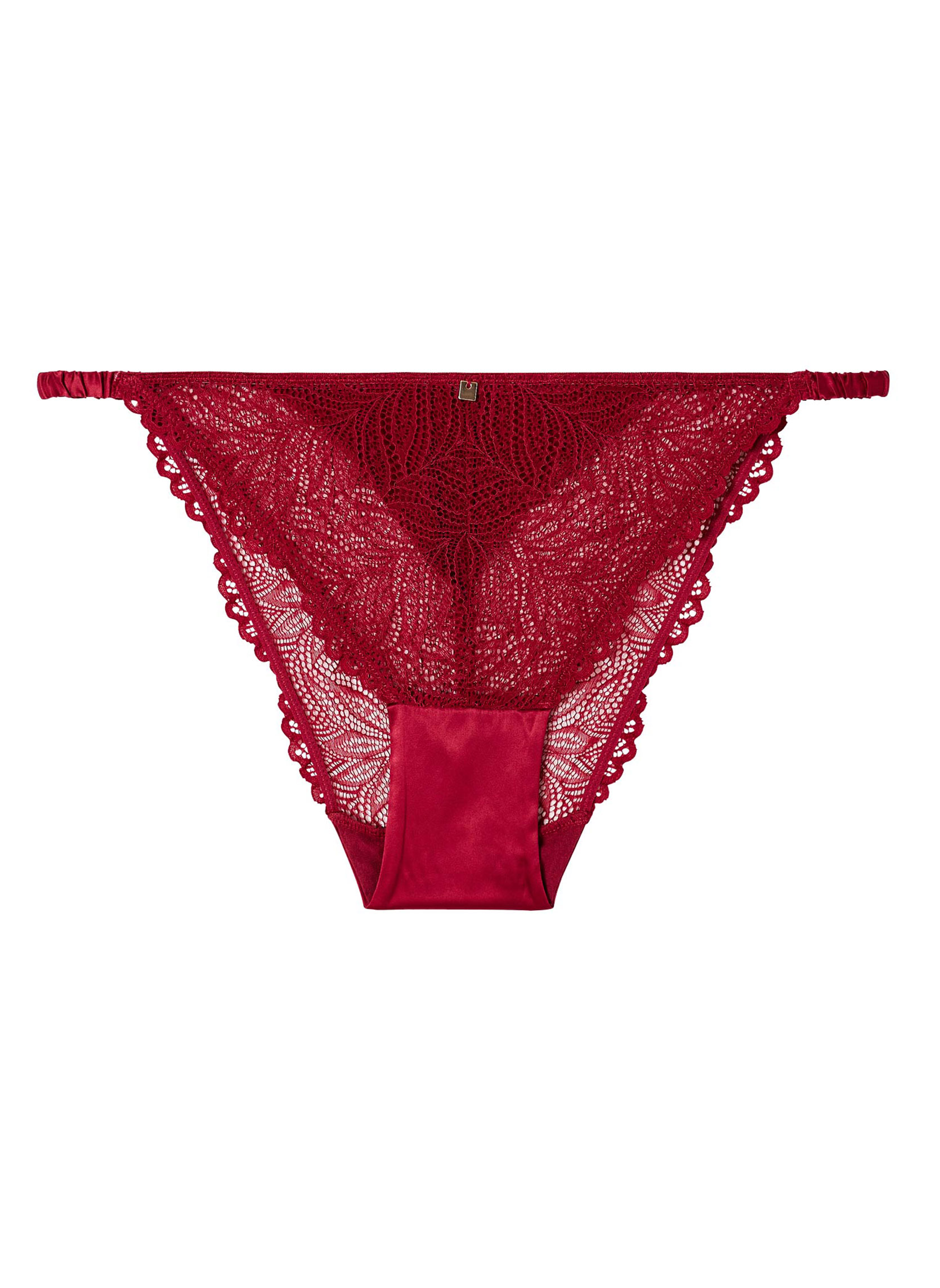 Culottes Culotte en dentelle bordeaux Amsterdam femme rose Camille Cerf & Pomm'Poire Culottes Culotte en dentelle bordeaux Amsterdam femme rose Rose