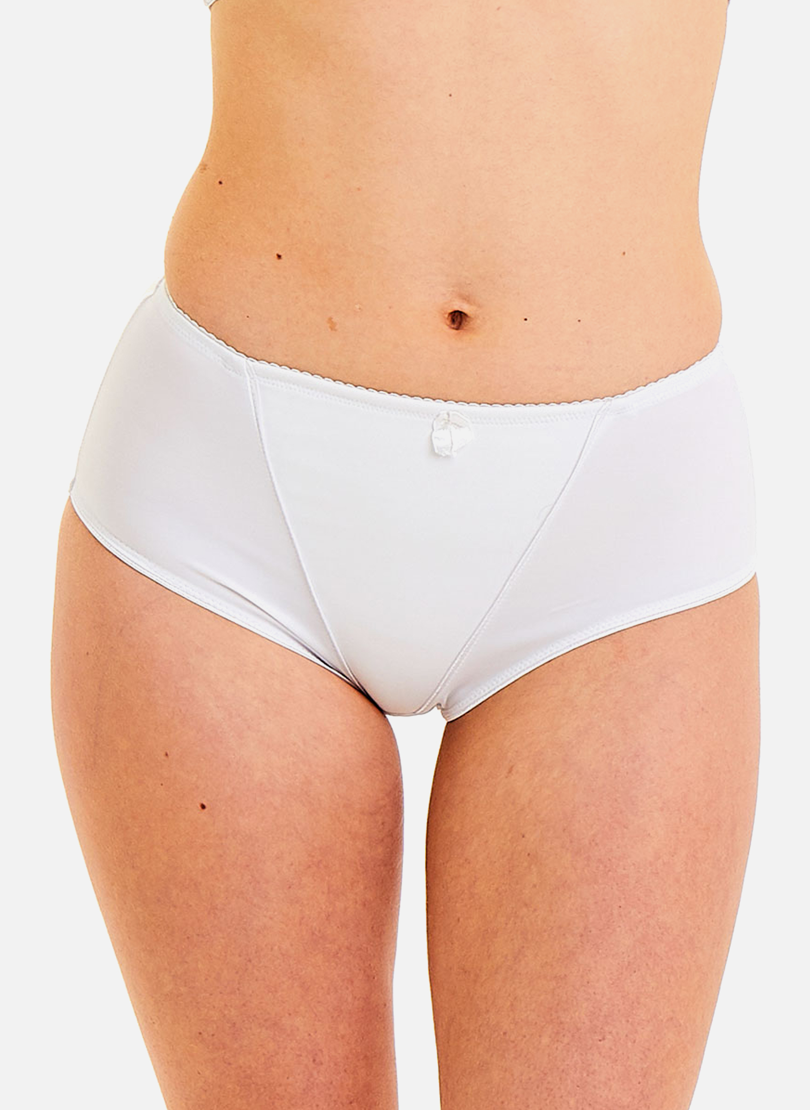 Culottes Culotte gainante blanche Galbante femme blanc Pomm'Poire Culottes Culotte gainante blanche Galbante femme blanc Blanc