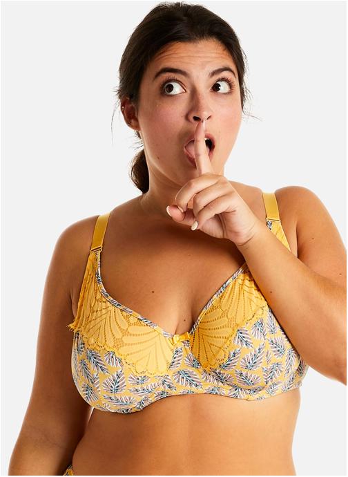 Pomm'Poire Brassières Soutien-gorge à armatures jaune Turlututu femme jaune