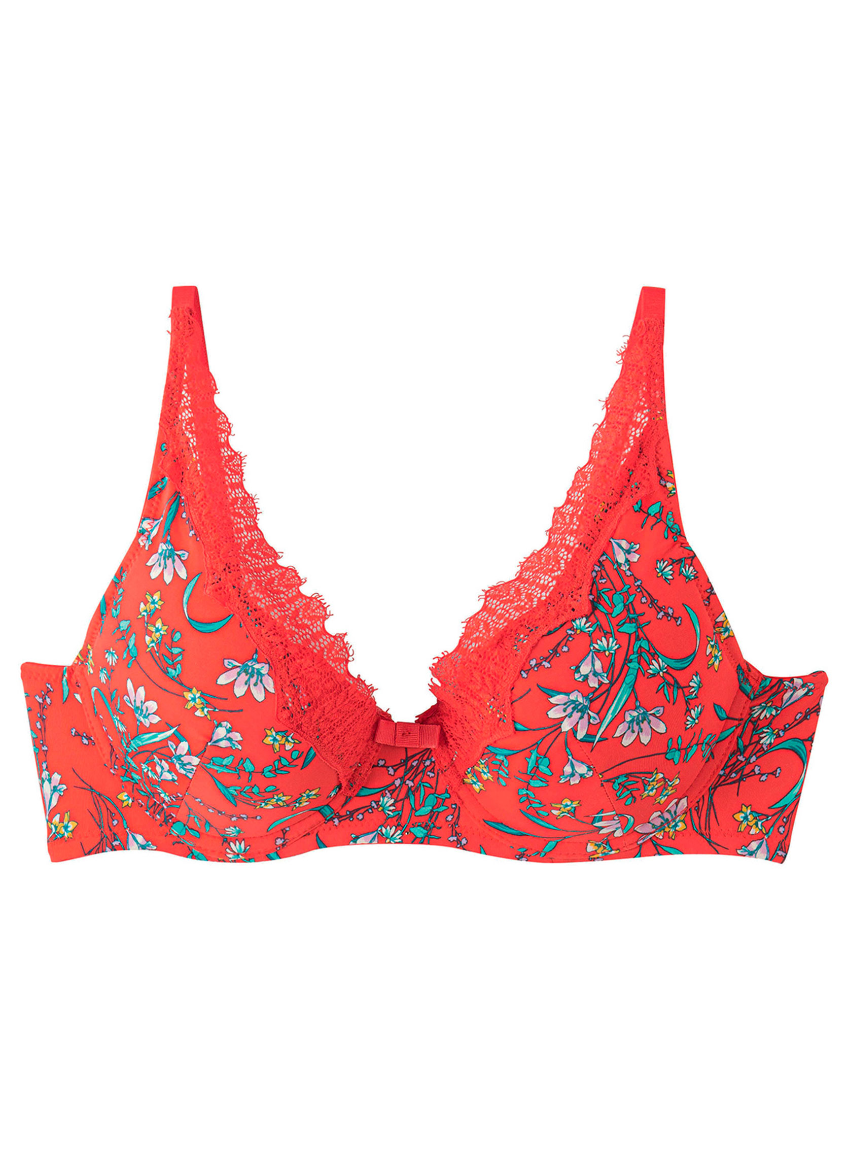 Brassières Soutien-gorge ampliforme coque moulée rouge Rouge femme rouge Pomm'Poire Brassières Soutien-gorge ampliforme coque moulée rouge Rouge femme rouge Rouge