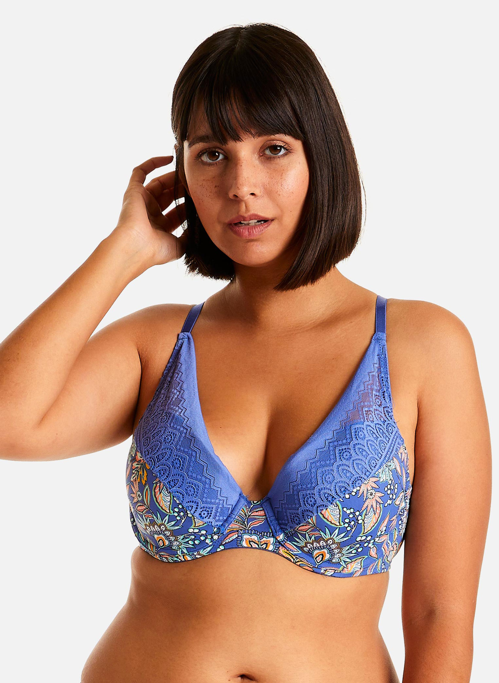 Brassières Soutien-gorge ampliforme coque moulée bleu Gazette femme bleu Pomm'Poire Brassières Soutien-gorge ampliforme coque moulée bleu Gazette femme bleu Bleu