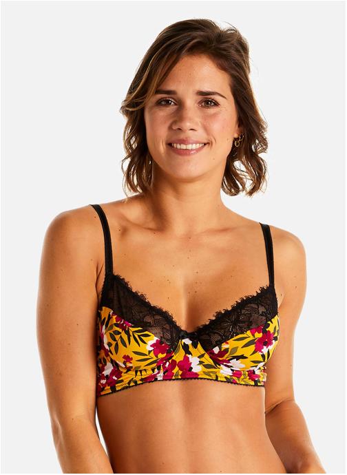 Pomm'Poire Brassières Soutien-gorge à armatures jaune Shaker femme jaune