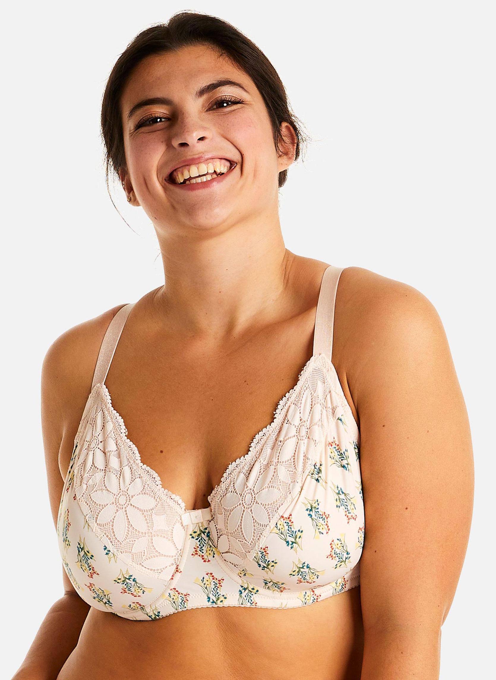 Brassières Soutien-gorge à armatures poudre Feeling femme rose Pomm'Poire Brassières Soutien-gorge à armatures poudre Feeling femme rose Rose