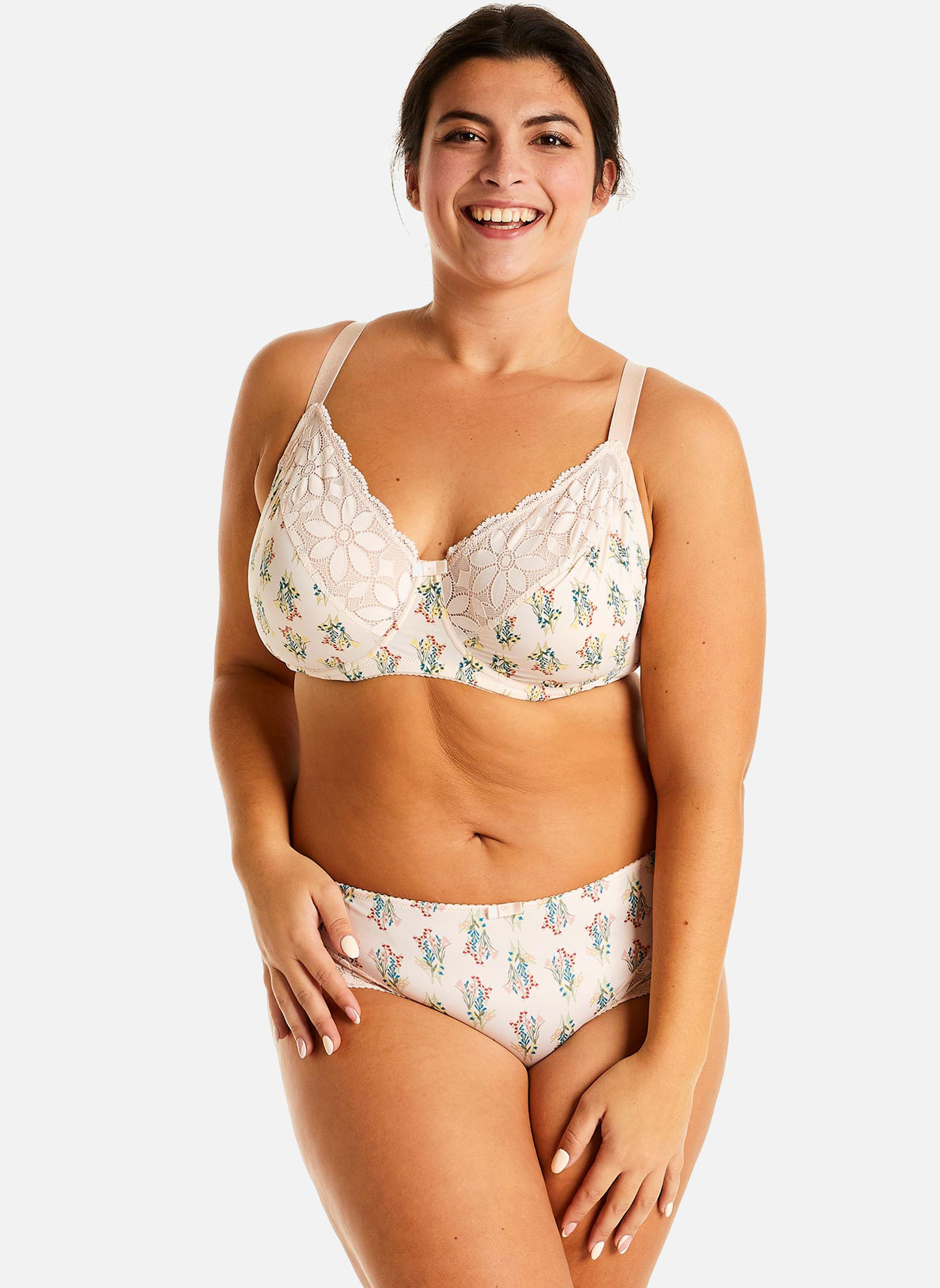 Brassières Soutien-gorge à armatures poudre Feeling femme rose Pomm'Poire Brassières Soutien-gorge à armatures poudre Feeling femme rose Rose