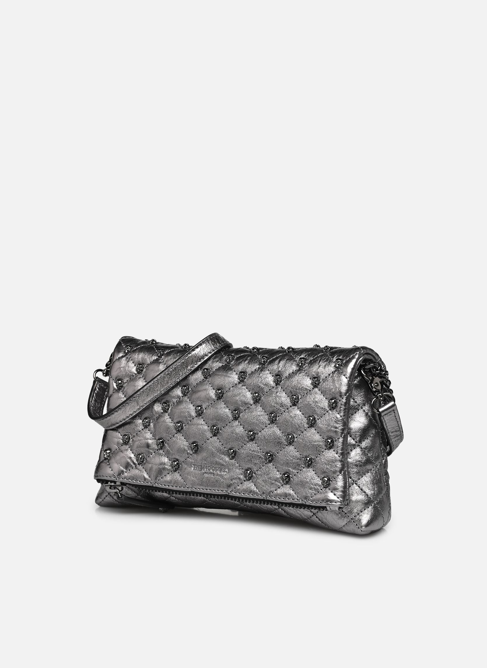 Sacs bandoulière AFSHERIPS01 femme argent The Kooples Sacs bandoulière AFSHERIPS01 femme argent GRIS