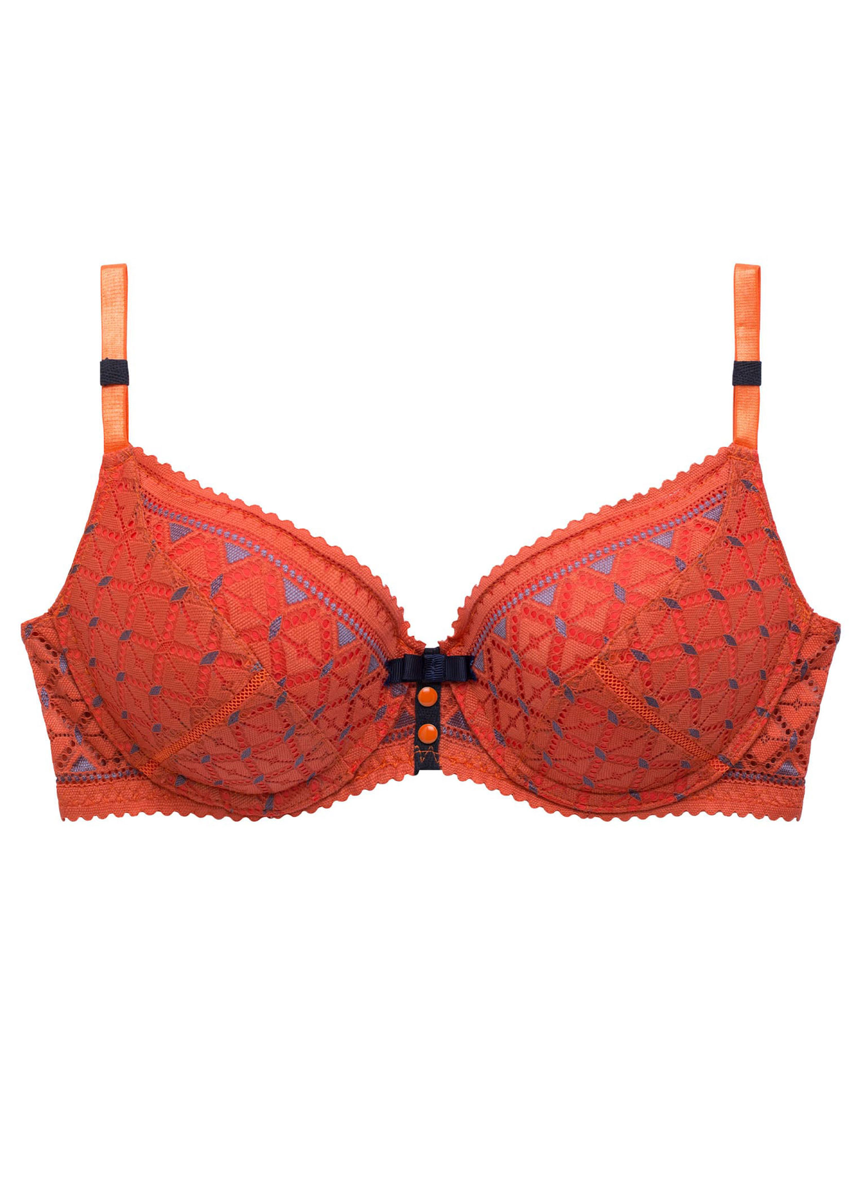 Brassières Soutien-gorge ampliforme coque moulée orange Pamplemousse femme orange Pomm'Poire Brassières Soutien-gorge ampliforme coque moulée orange Pamplemousse femme orange Orange