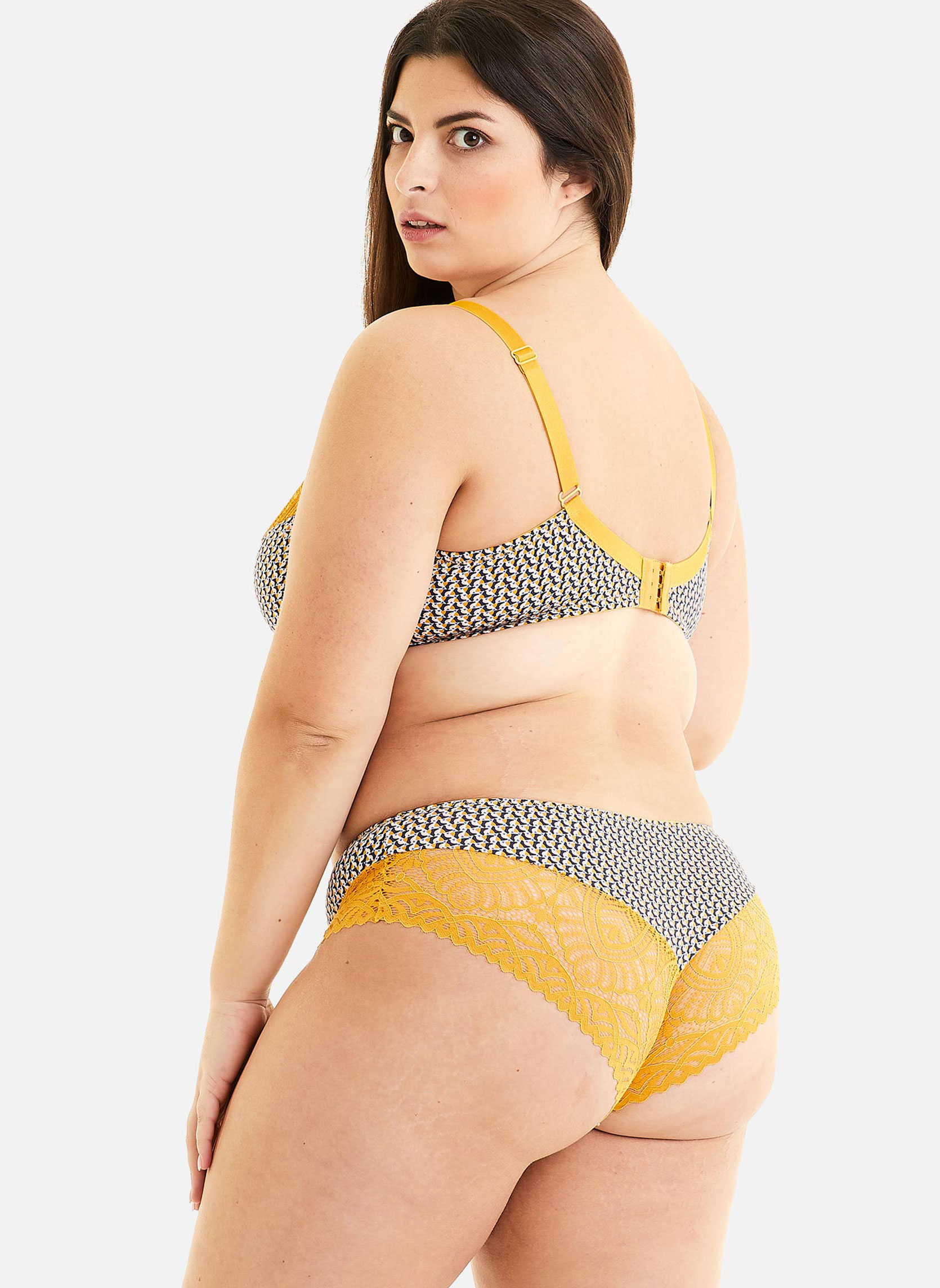 Brassières Soutien-gorge grand maintien jaune Tartelette femme jaune Pomm'Poire Brassières Soutien-gorge grand maintien jaune Tartelette femme jaune Jaune