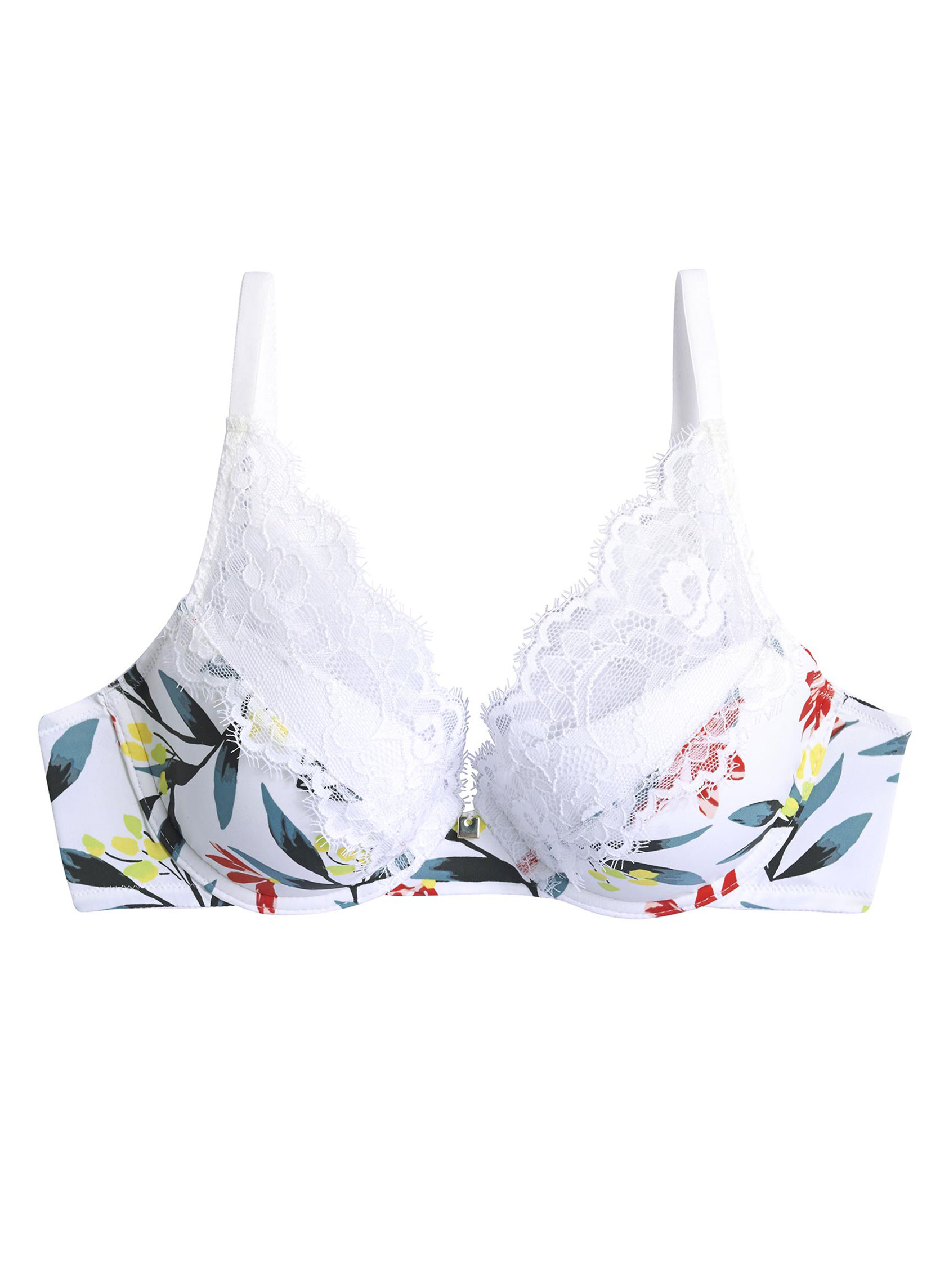 Brassières Soutien-gorge ampliforme coque moulée imprimé Etourdie femme blanc Camille Cerf & Pomm'Poire Brassières Soutien-gorge ampliforme coque moulée imprimé Etourdie femme blanc Blanc