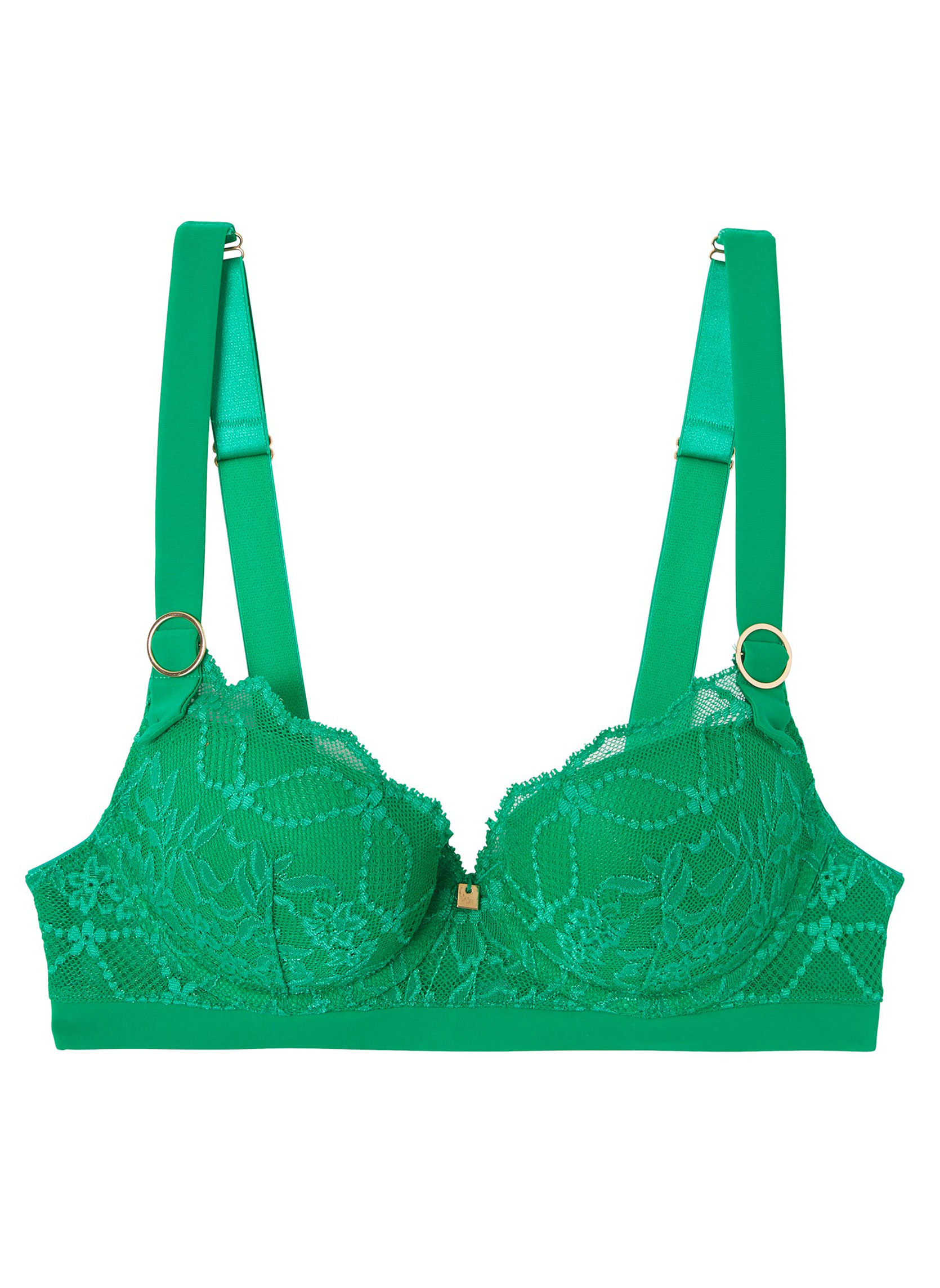 Brassières Soutien-gorge ampliforme en dentelle française verte Tokyo femme vert Camille Cerf & Pomm'Poire Brassières Soutien-gorge ampliforme en dentelle française verte Tokyo femme vert Vert