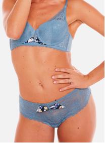 Culottes Shorty tanga bleu Oh La La femme bleu Pomm'Poire Culottes Shorty tanga bleu Oh La La femme bleu Bleu