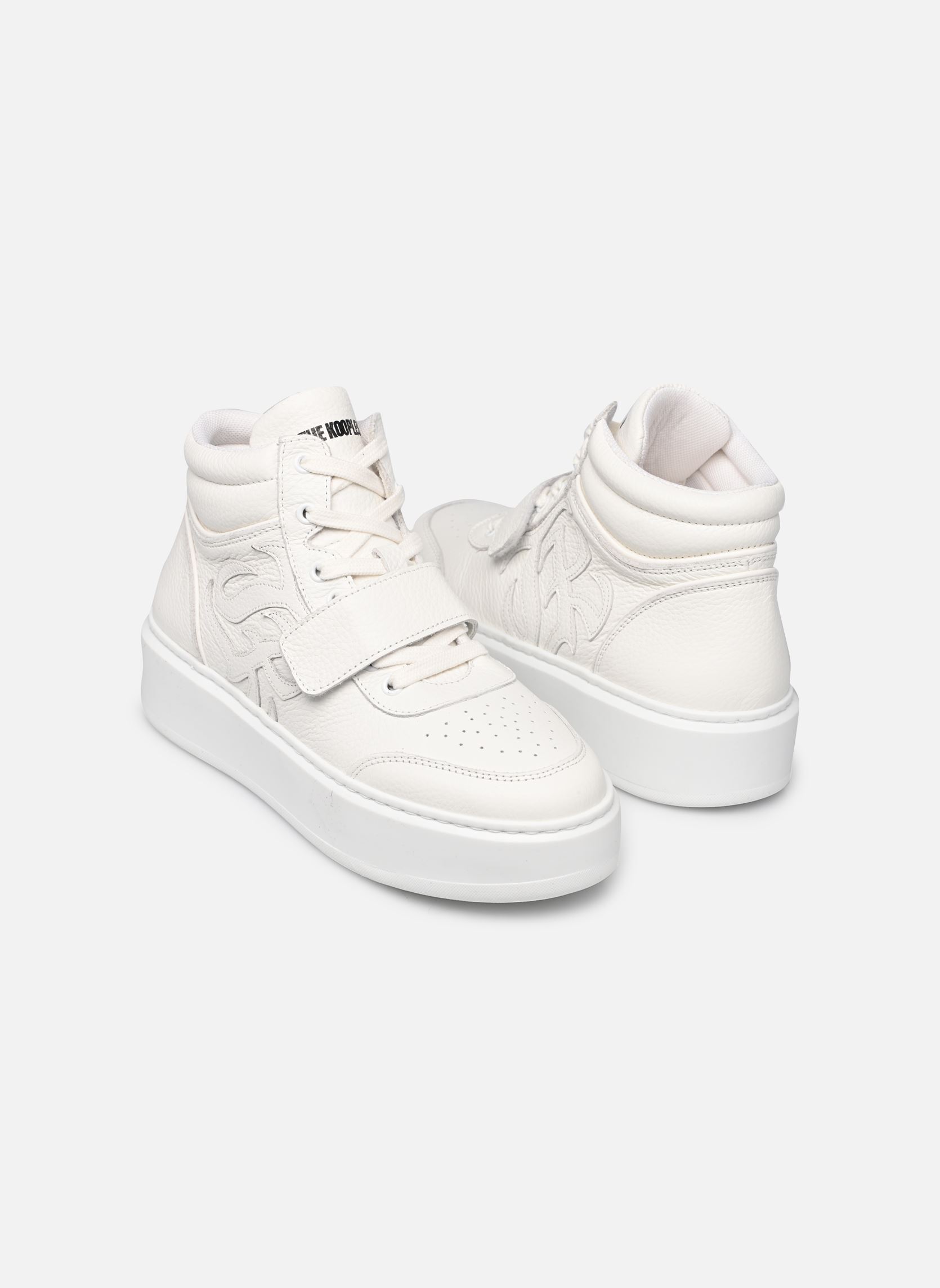 Hoge sneakers AFCH28009K dames wit The Kooples Hoge sneakers AFCH28009K dames wit White