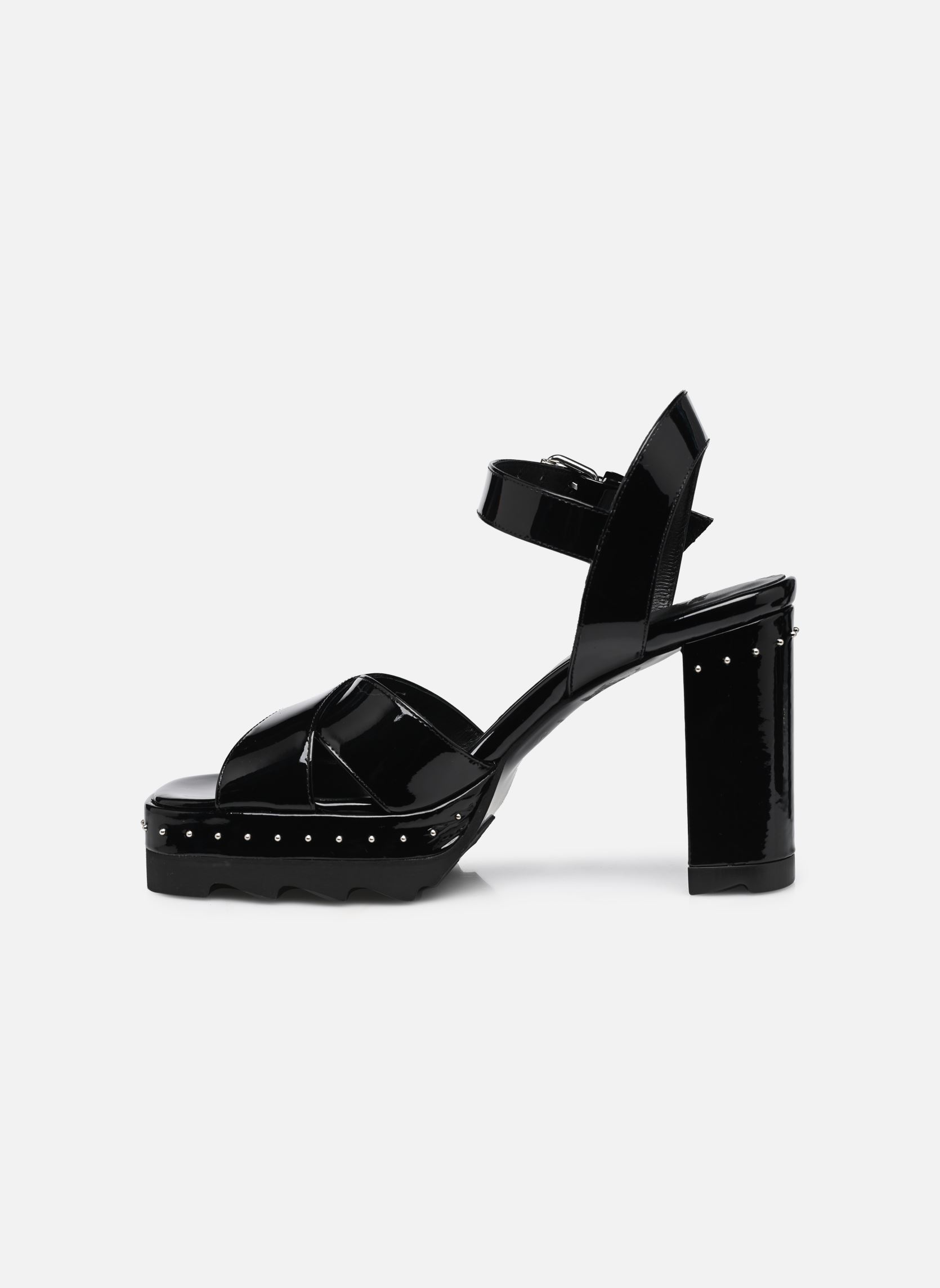 Sandalen AFCH28004K dames zwart The Kooples Sandalen AFCH28004K dames zwart Black