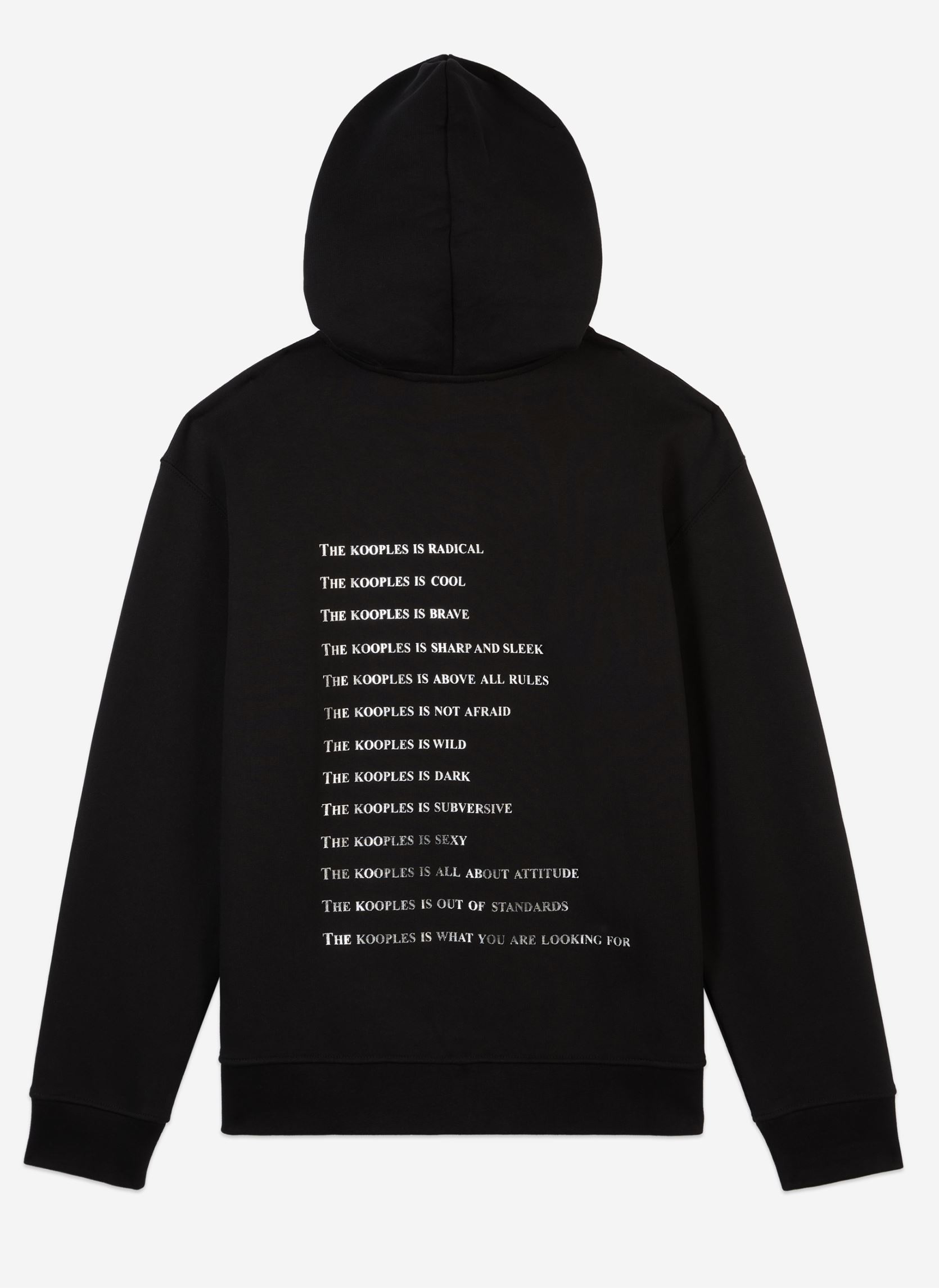 Sweats à capuche FSWE28016K femme noir The Kooples Sweats à capuche FSWE28016K femme noir BLACK