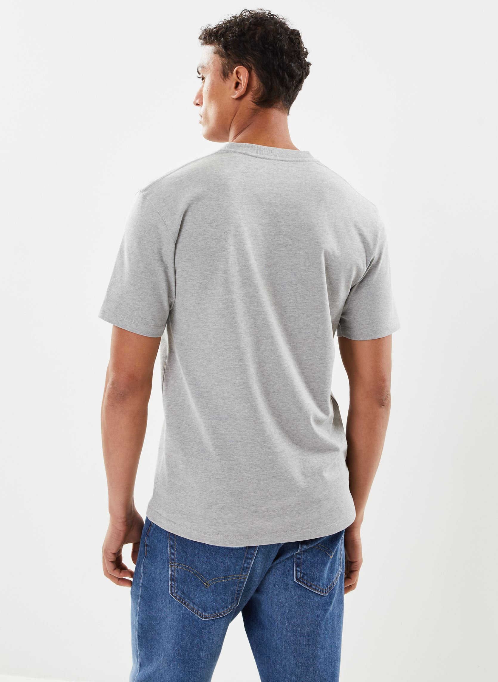 Tee-shirts HTSC28005K homme gris The Kooples Tee-shirts HTSC28005K homme gris LIGHT GREY CHINE