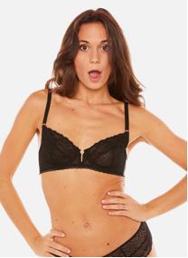Brassières Soutien-gorge corbeille noir Smoky Eye femme noir Pomm'Poire Brassières Soutien-gorge corbeille noir Smoky Eye femme noir Noir