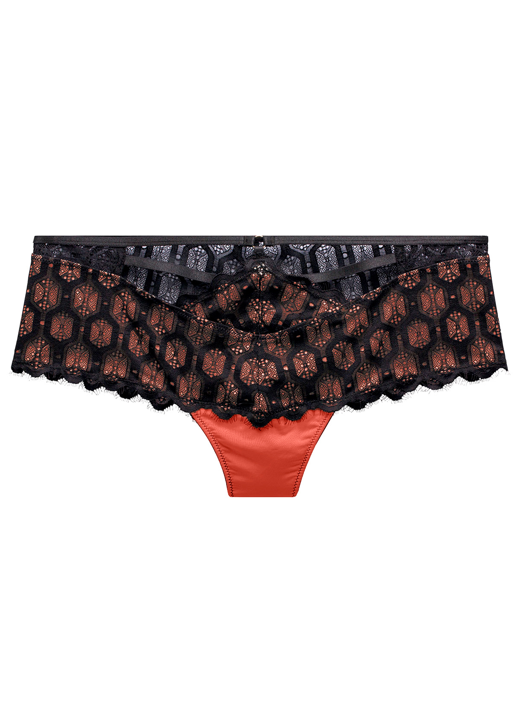 Culottes Shorty string caramel Foudre femme marron Pomm'Poire Culottes Shorty string caramel Foudre femme marron Marron
