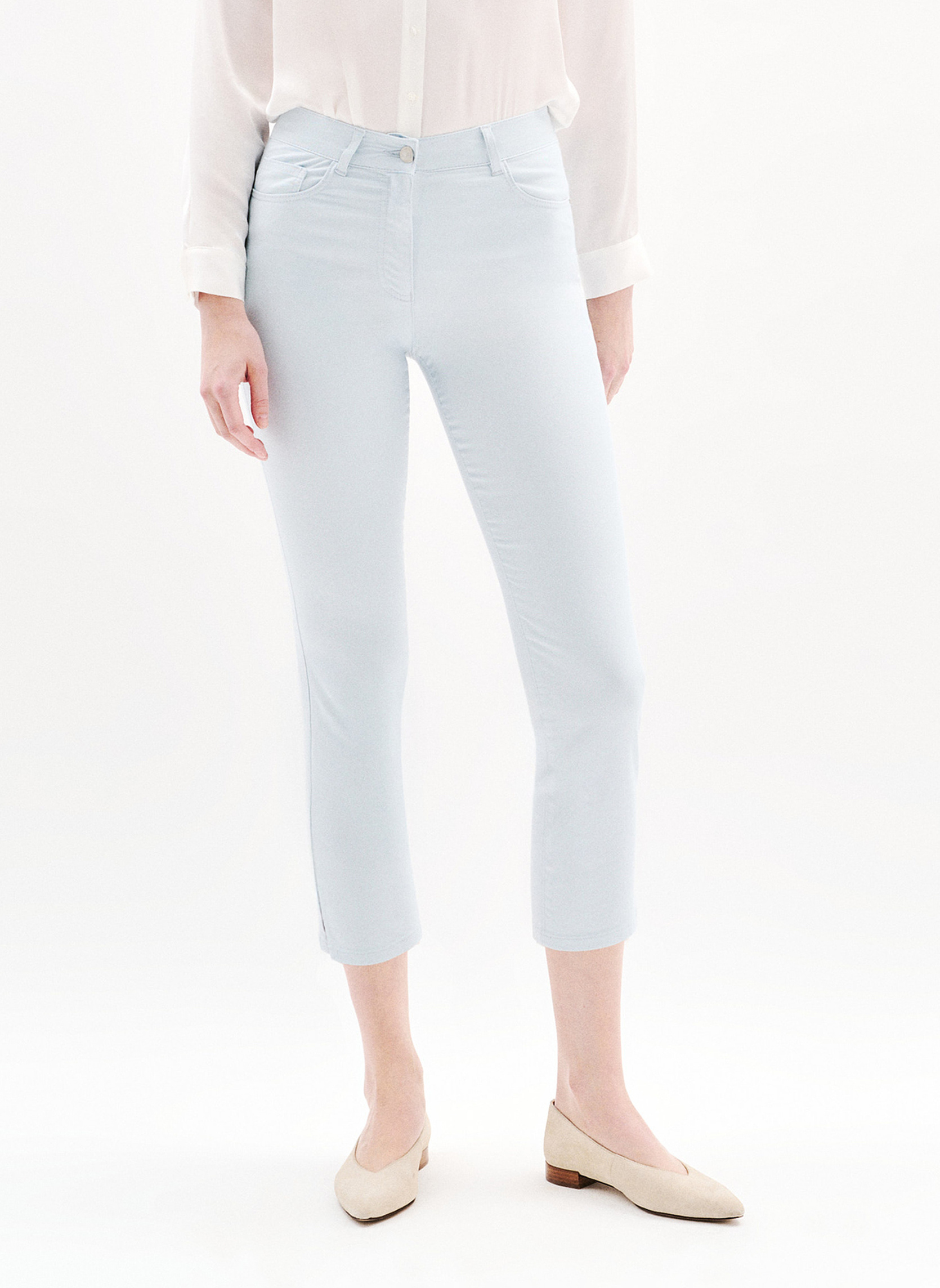 Pantalons droit PK012-MASONB femme bleu Caroll Pantalons droit PK012-MASONB femme bleu Bleu clair