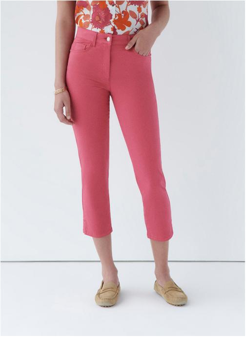 Caroll Pantalons droit PK012-MASONB femme rose