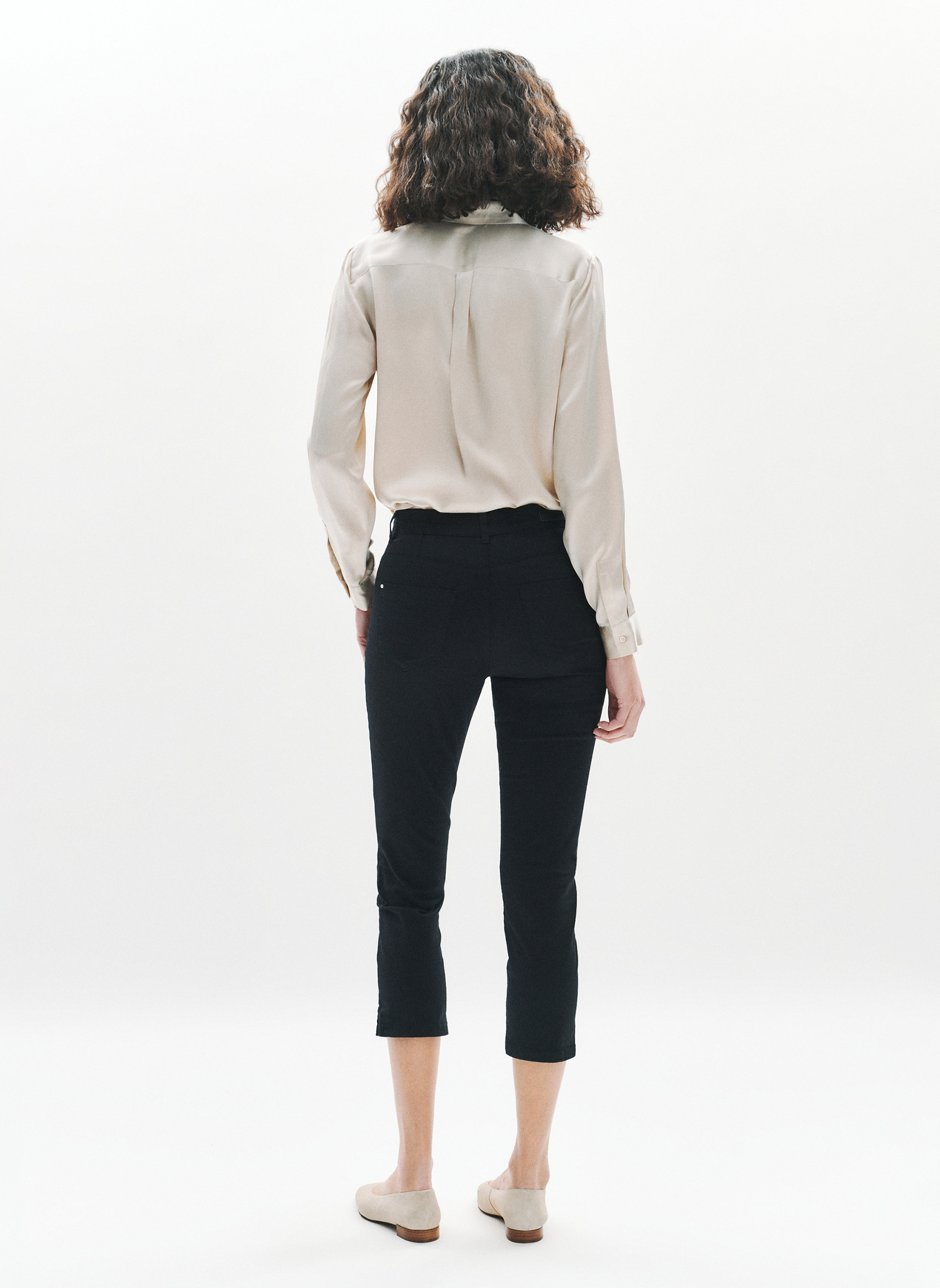 Pantalons droit PK012-MASONB femme noir Caroll Pantalons droit PK012-MASONB femme noir Noir