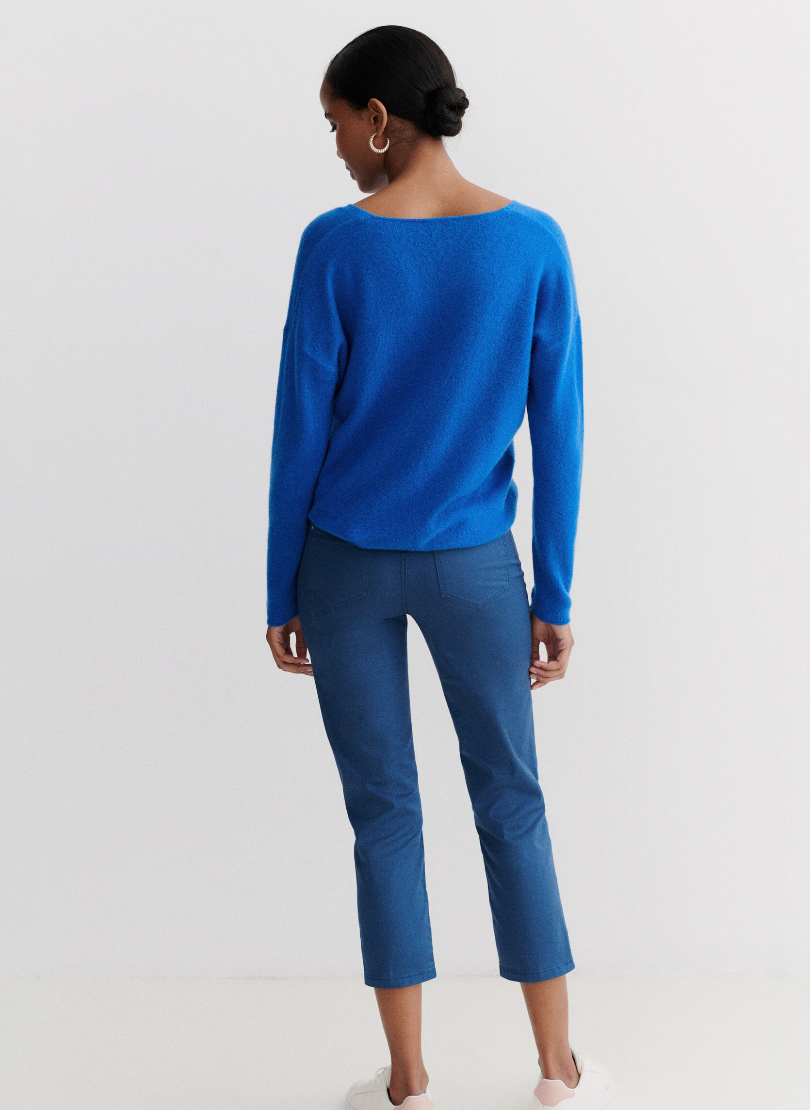 Pantalons droit PK012-MASONB femme bleu Caroll Pantalons droit PK012-MASONB femme bleu Bleu
